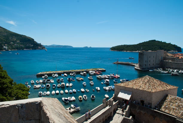 istock Dubrovnik, Croatia: View of the Old Port. 1182028082