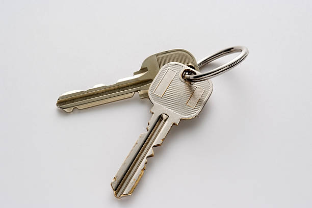 istock Isolated shot of tow Keys on white background 118204576