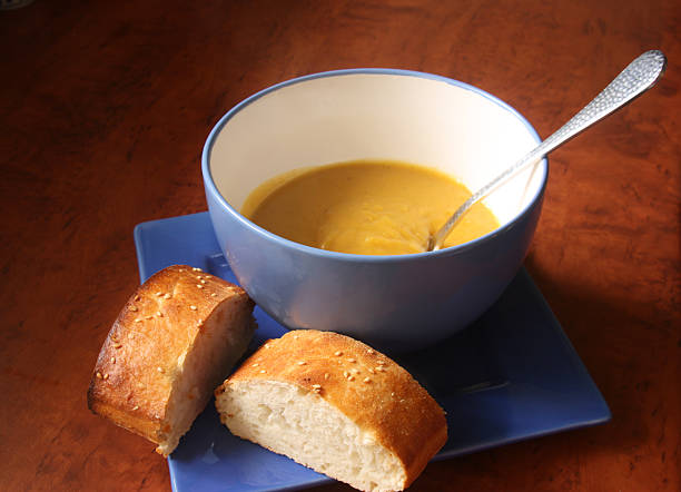 istock Hearty pumpkin soup 118204597