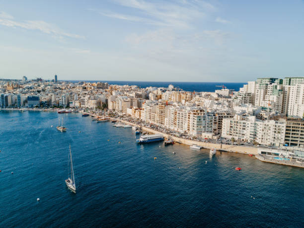 istock Malta - Mediterranean travel destination, skyline in Sliema 1182047696