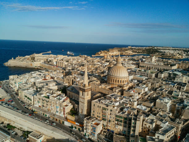 istock Malta - Mediterranean travel destination, Valetta old town 1182048069
