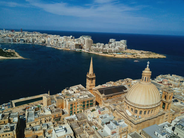 istock Malta - Mediterranean travel destination, Valetta old town 1182048192
