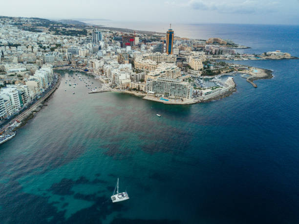 istock Malta - Mediterranean travel destination, Sliema and Valetta 1182048335