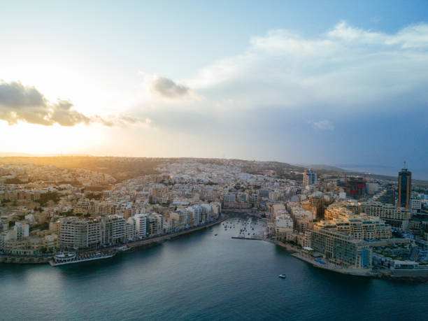 istock Malta - Mediterranean travel destination, Sliema and Valetta 1182048809