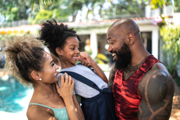 istock Family laughing and having fun 1182049373
