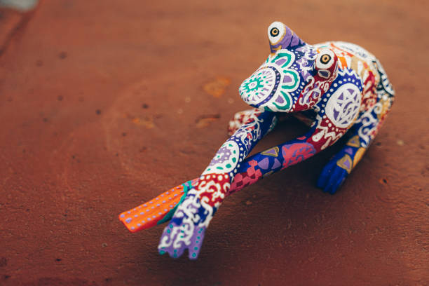 An Alebrije which is a mexican folk art in Oaxaca