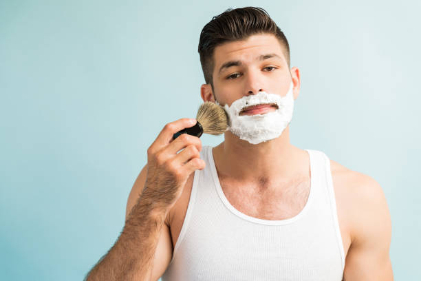 istock Confident Man Preparing For New Look In Studio 1182053702