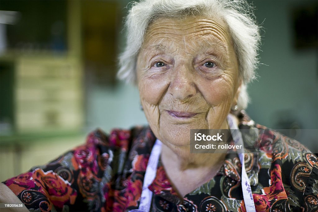 Senior Frau Porträt - Lizenzfrei Alter Erwachsener Stock-Foto