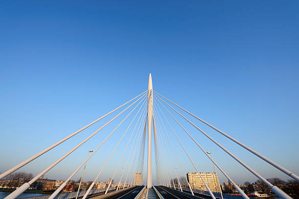 istock Cable-stayed bridge Prins Clausbrug in Utrecht 118205814