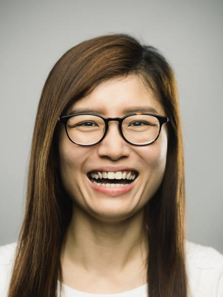 istock Real chinese young woman with excited expression 1182062914