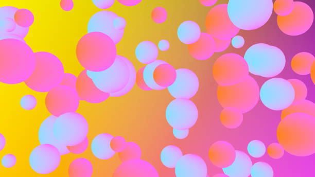 istock Vivid saturated color palette. Simple shapes. 1182069902