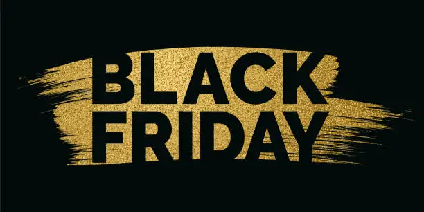 Vector illustration of Black Friday design for advertising, banners, leaflets and flyers.