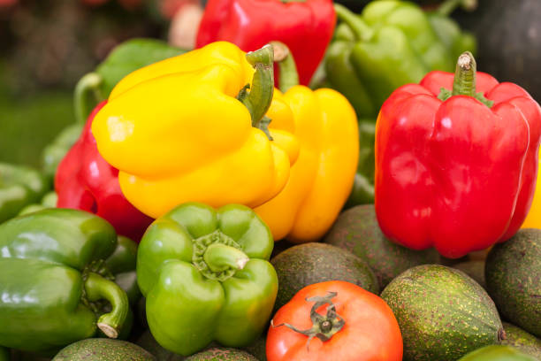 istock Organic fresh bell pepper or sweet pepper 1182073038