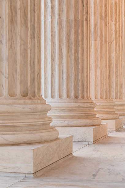 istock Marble Columns on the US Supreme Court Building 1182075598