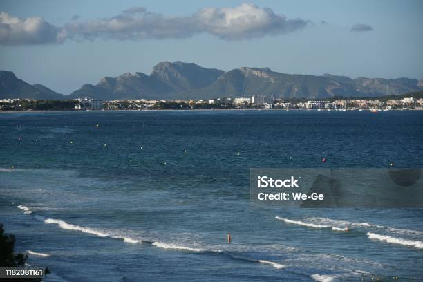 Bay Of Alcúdia Stock Photo - Download Image Now - Balearic Islands, Bay of Water, Beach
