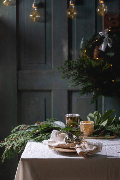 Christmas or New year table