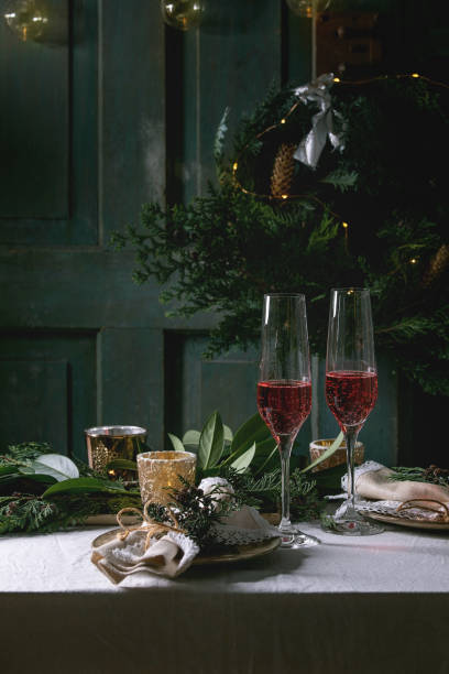 istock Christmas or New year table 1182089211