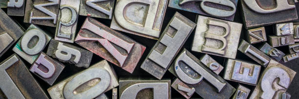 istock old letterpress metal type printing blocks 1182095442
