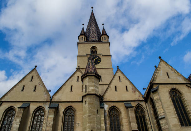 istock The Lutheran Cathedral in Sibiu 1182100146
