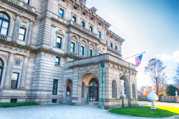 The breakers Mansion Newport stock photo