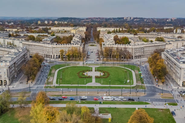 istock Realist district of Krakow - Nowa Huta 1182105916