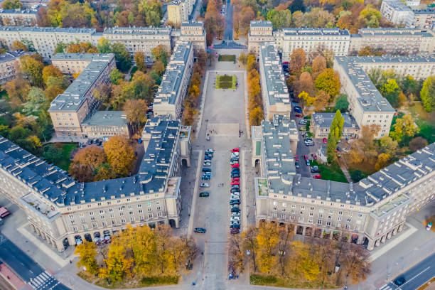 istock Realist district of Krakow - Nowa Huta 1182105930