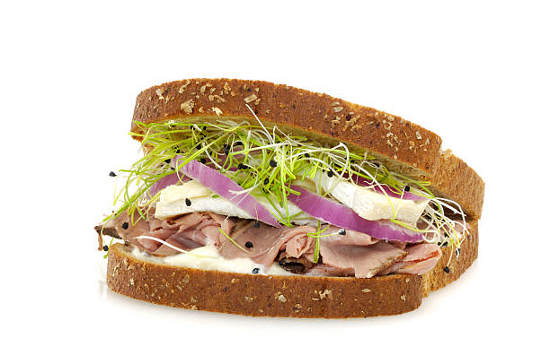 istock Roast beef and brie sandwich on whole wheat bread 118210715