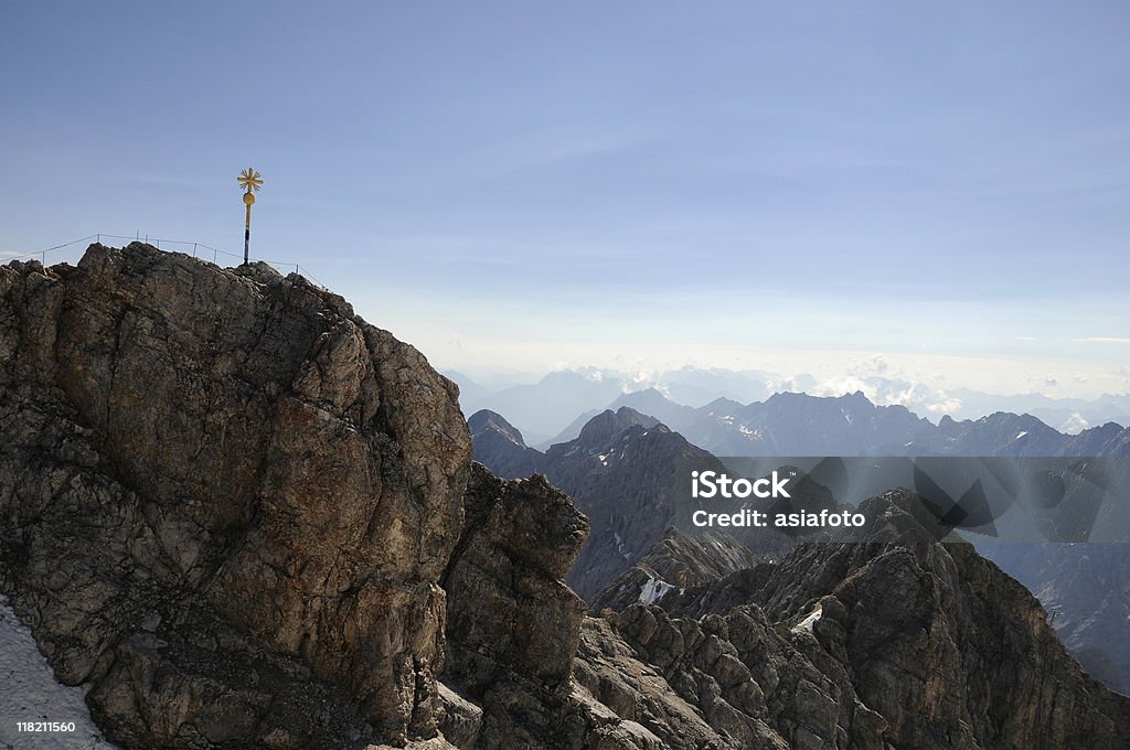 Monte Zugspitze, più tedesco - Foto stock royalty-free di Alpi