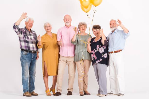 istock Friends celebrating birthday 1182116028