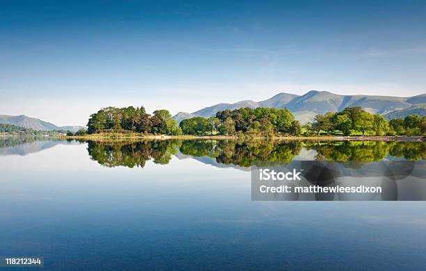 Scenic Image Of A Lake With Clear Reflection Of The Scenery Stock Photo - Download Image Now
