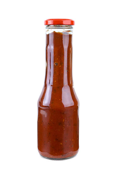 istock Bottle with piquant tomato ketchup 118212470