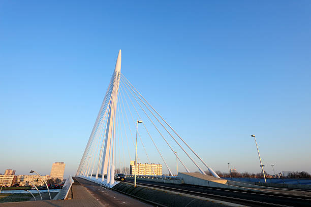 istock Cable-stayed bridge Prins Clausbrug in Utrecht 118212499