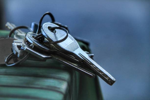 istock Bunch of keys on the table 1182127012