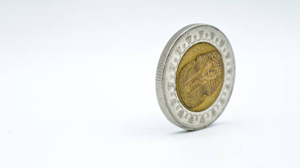 istock Egyptian pound coin 1182129323