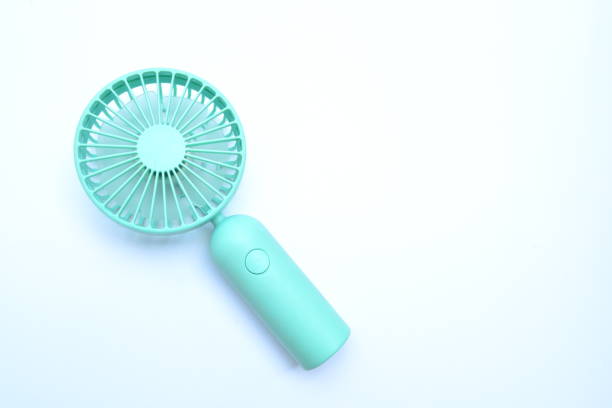 istock Close-up tosca colored portable mini fans 1182130399