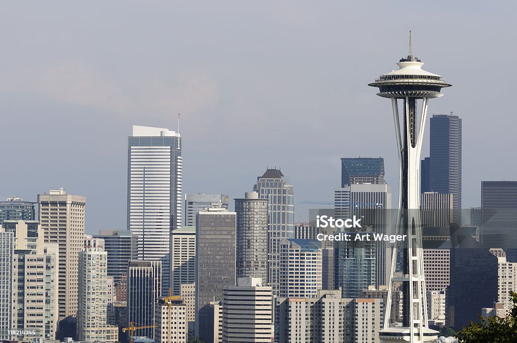 Сиэтл Skyline - Стоковые фото Без людей роялти-фри