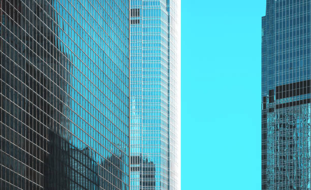 istock Modern office building close up in Hong Kong 1182143598