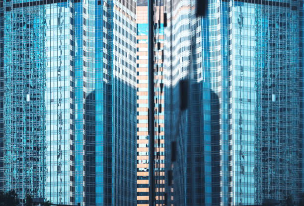 istock Modern office building close up in Hong Kong 1182143616