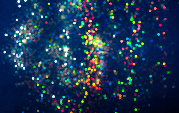 istock Christmas night background. Abstract background with bokeh defocused lights. 1182150048