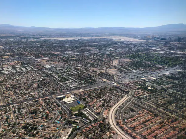 Photo of Flying over Las Vegas near Airport