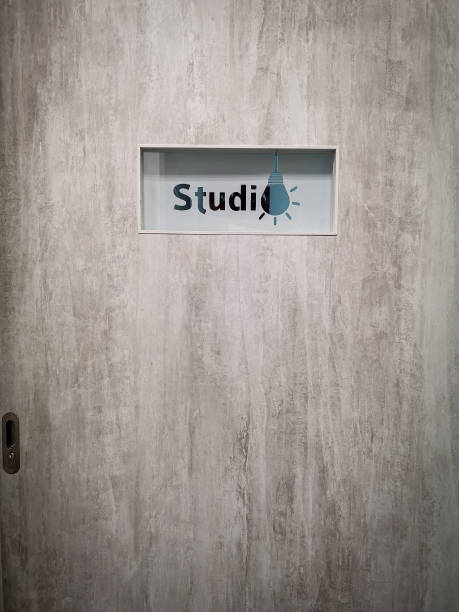 istock Door of a photography studio 1182178953