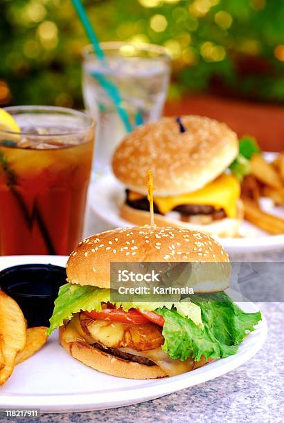 Teriyaki Burger - Fotografias de stock e mais imagens de Hambúrguer - Comida - Hambúrguer - Comida, Chá Gelado, Molho Teriyaki
