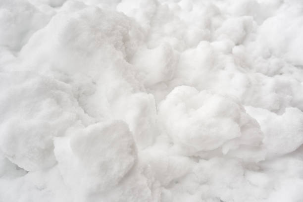 istock Block of white snow. Winter background. 1182179672