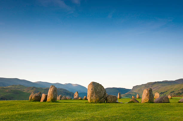 castlerigg, pojezierze - stone circle zdjęcia i obrazy z banku zdjęć