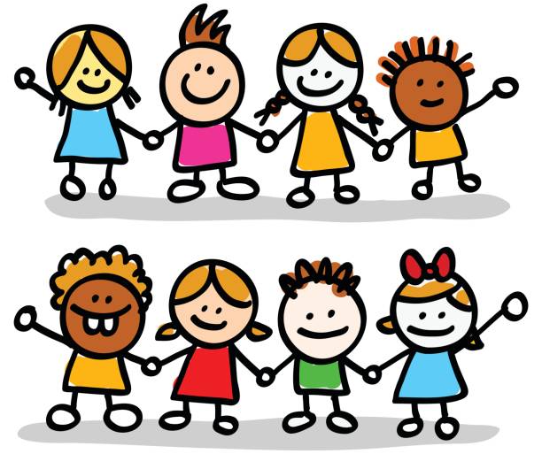 Happy Little Children Group Cartoon Stock Illustration - Download Image Now - Child, Doodle, Holding Hands - iStock Happy Little Children Group Cartoon Stock Illustration - Download Image Now - Child, Doodle, Holding Hands - iStock