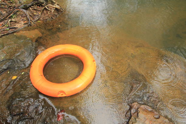 istock A rubber ring to save lives in the river 1182182730