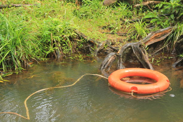 istock A rubber ring to save lives in the river 1182182736