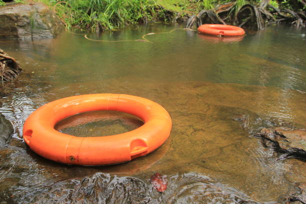 istock A rubber ring to save lives in the river 1182183015