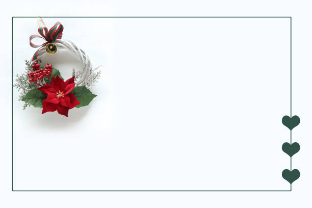Poinsettia Christmas wreath