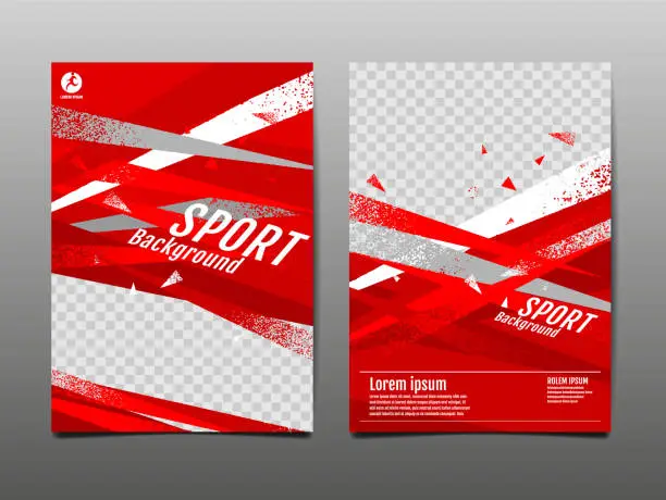 Vector illustration of sport Layout , template Design, Abstract Background, Dynamic Poster, Brush Speed Banner, grunge ,Vector Illustration.